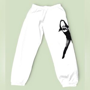 Taylor Swift Life of a Showgirl Sweatpants XL – Official Merch white